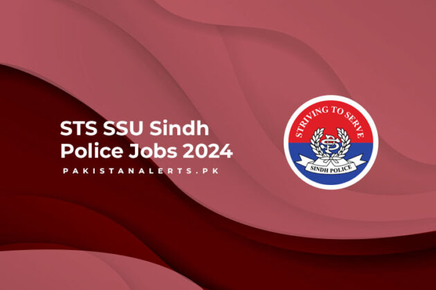 STS SSU Sindh Police Jobs 2024