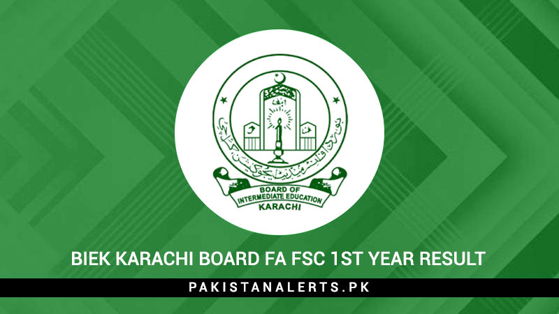 BIEK-Karachi-Board-FA-FSc-1st-Year-Result