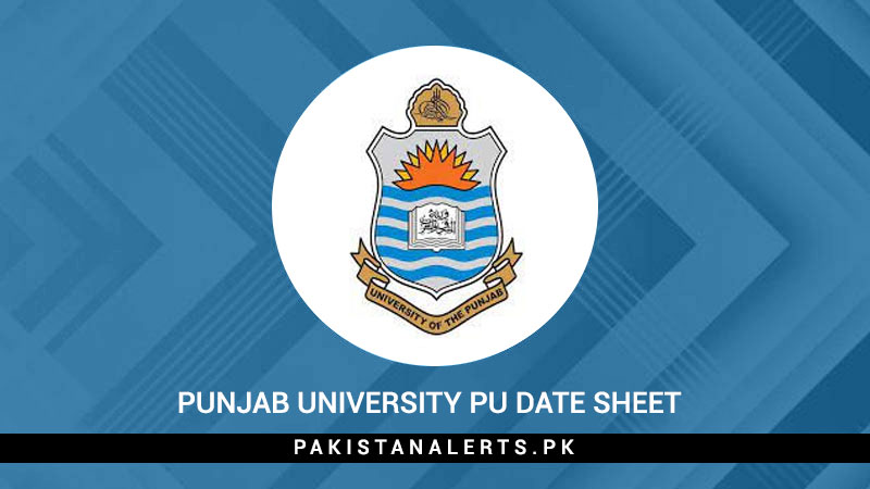 Punjab University PU MA MSc Part 1 Date Sheet 2024