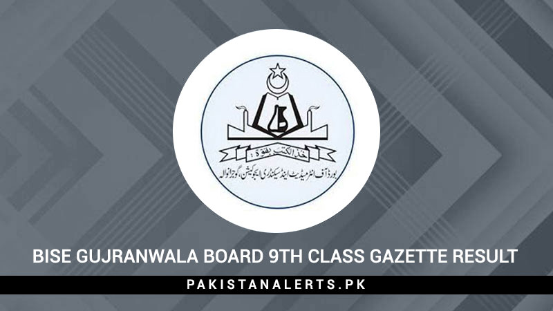 Bise-Gujranwala-Board-9th-Class-Gazette-Result