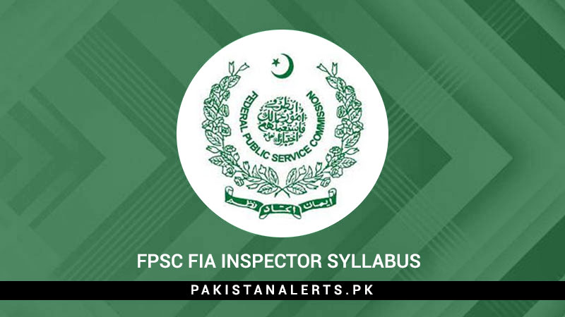 FPSC-FIA-Inspector-Syllabus