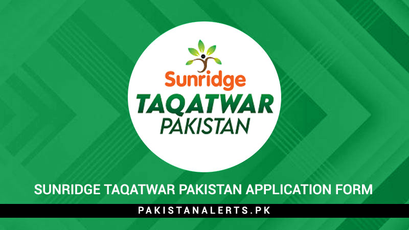 Sunridge-Taqatwar-Pakistan-Application-Form