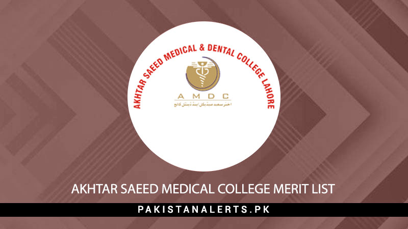 Akhtar-Saeed-Medical-College-Merit-List