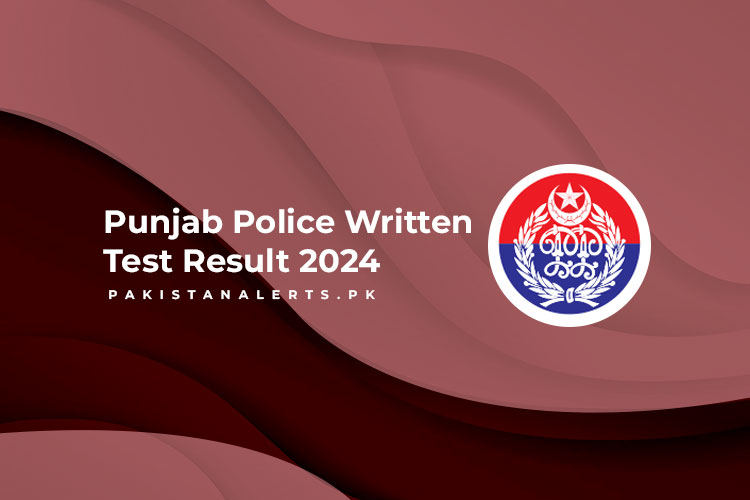 Punjab Police Written Test Result 2024