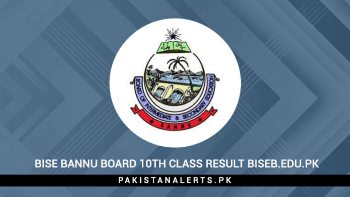 BISE Bannu Board 10th Class Result 2023 Www.biseb.edu.pk