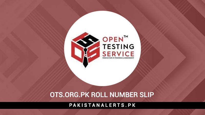 Ots.Org.Pk-Roll-Number-Slip