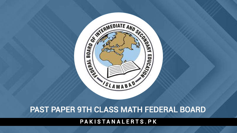 Past-Paper-9th-Class-Math-Federal-Board