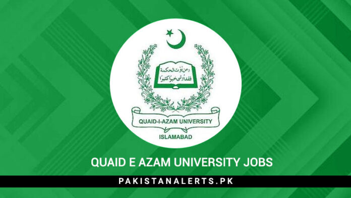 Quaid E Azam University Jobs 2023 0127