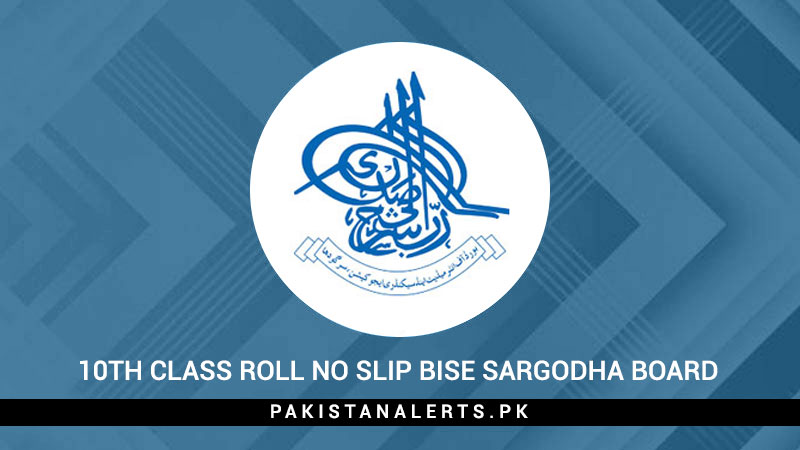 10th-Class-Roll-No-Slip-BISE-Sargodha-Board