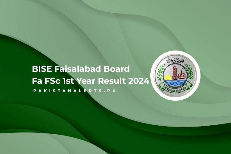 BISE Faisalabad Board Fa FSc 1st Year Result 2024