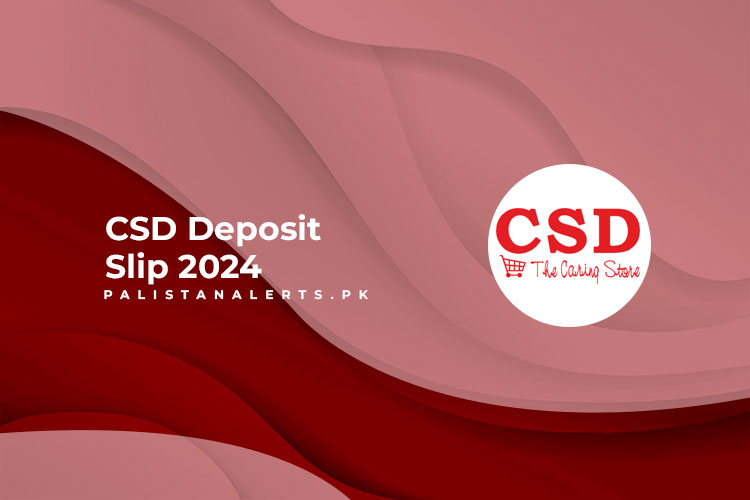 CSD Deposit Slip 2024