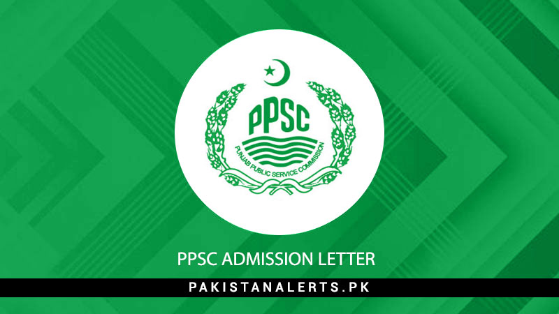 PPSC Admission Letter 