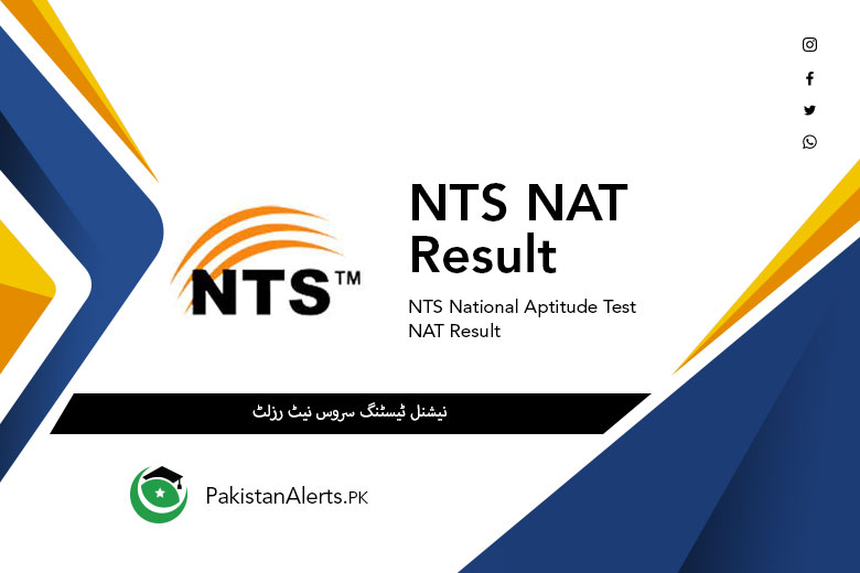 NTS National Aptitude Test NAT Result 2024