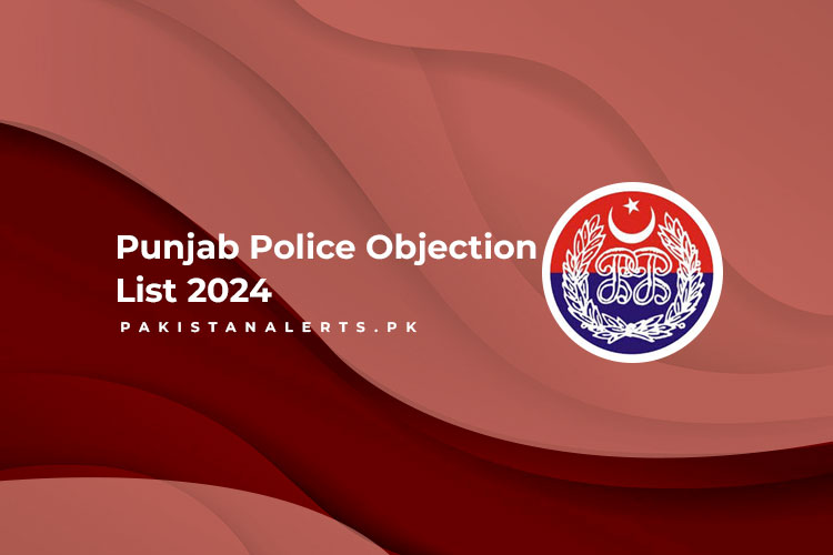 Punjab Police Objection Lists 2024 