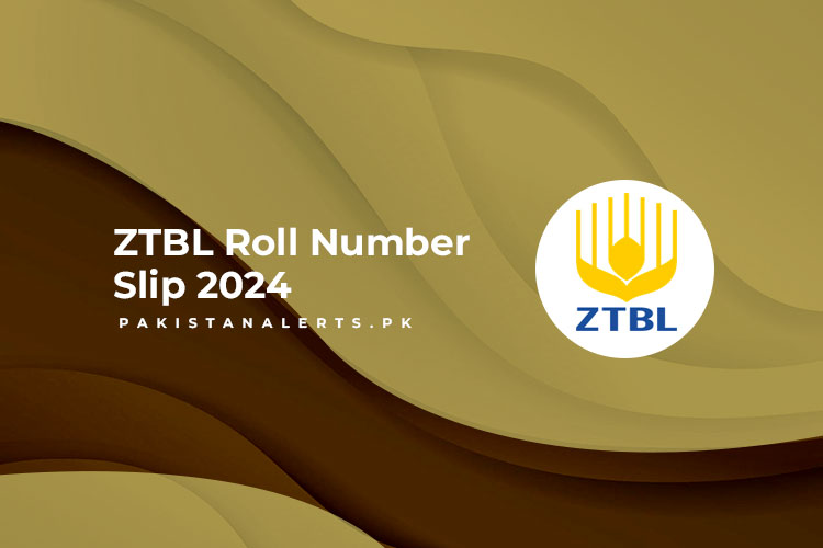 ZTBL Roll Number Slip 2024