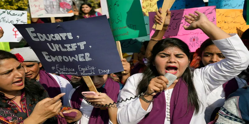 International Womens Day: Aurat March in Karachi on Friday March 8, 2024