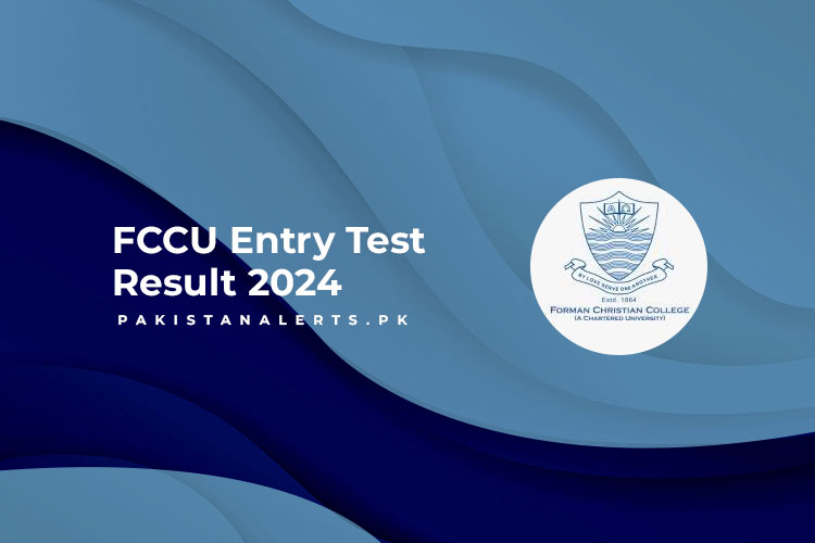 FCCU Entry Test Result 2024