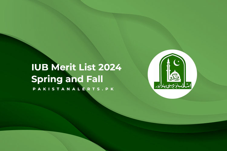 IUB Merit List 2024 Spring and Fall e Portal