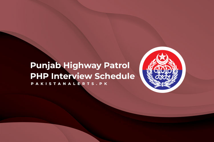 Punjab Highway Patrol PHP Interview Schedule